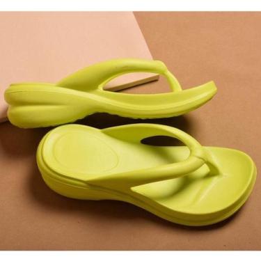 Imagem de Chinelo Feminino Anabela EM EVA Ortopédico Anatomica Super Leve e Conf