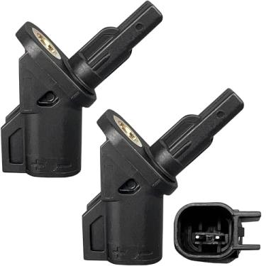 Imagem de Broaug 2 peças de sensor de velocidade da roda ABS eixo dianteiro esquerdo e direito 9475557 compatível com Ford/Escape/Focus/Volvo/Jaguar/Lincoln - Substitui ALS2249, 30748149, ALS536, 2ABS0047