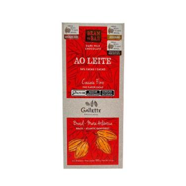 Imagem de Chocolate Ao Leite 56% Cacau Bean to Bar Gallette 100g