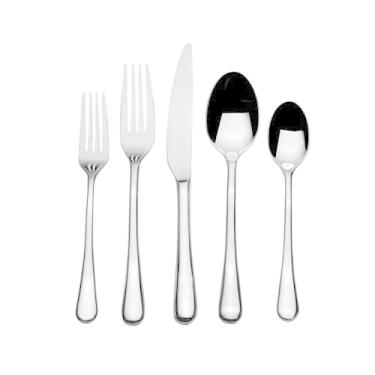 Imagem de Mikasa Conjunto de talheres de aço inoxidável Aster 18.0, 20 peças, serviço para 4 pessoas