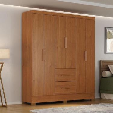 Imagem de Roupeiro Primordial Max 6 Portas 2 Gavetas - Zanzini