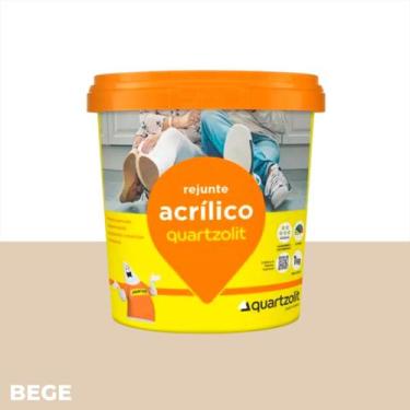 Imagem de Rejunte Quartzolit Pronto Para Uso 1kg Impermeável Antimofo Varias Cor