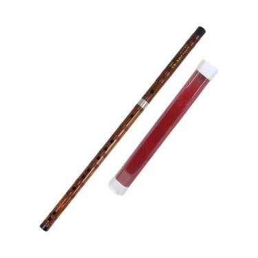 Imagem de Flauta De Bambu Profissional Dizi, Flauta Transversal, Instrumento Mus