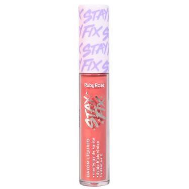 Imagem de Batom Líquido Roby Rose Stay Fix Matte HB569 Cor Cs50 Rana 3,2ml