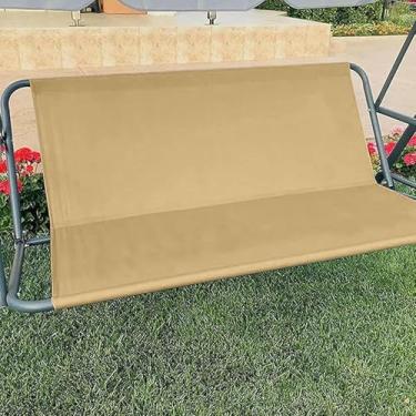 Imagem de Substituição Exterior Da Capa De Assento Do Balanço, Tecido Oxford Grosso Impermeável 600d Para Cadeiras Do Pátio De 2-3 Assentos, Proteção Durável Do Jardim