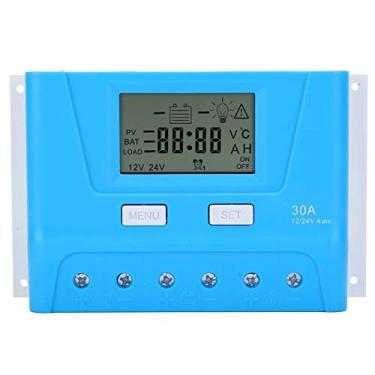 Imagem de Controlador de carga do painel solar PWM 12V 24V 30A TY2430 Programa de carregamento automático de bateria de lítio com reconhecimento de tensão para equipamentos de monitoramento