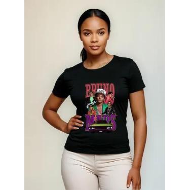 Imagem de Camiseta Camisa Adulto Masculina Feminina Algodão Bruno Mar s Música P