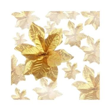 Imagem de Flores Artificiais Com Glitter E Ramos De Frutas Para Decorações De Ár