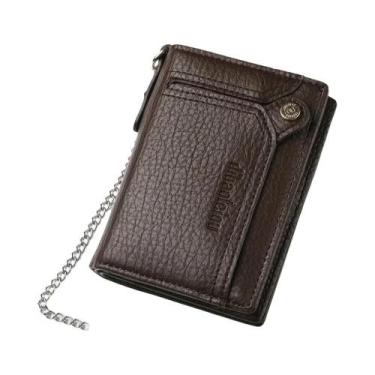 Imagem de Carteira Masculina De Grande Capacidade Em PU, Bolsa Multifuncional Pa