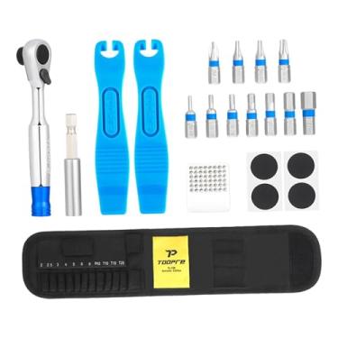 Imagem de Generic Kit de Ferramentas para Reparo de Bicicletas, Conjunto de Chaves de Catraca Reversíveis, Ideal para O Dia Dos Pais.