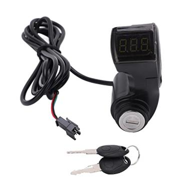 Imagem de RiToEasysports Interruptor de Controle do Guiador, Interruptor Elétrico do Voltímetro Acelerador Polegar Começo da Chave Scooter para o Diâmetro Guiador de 22.2mm