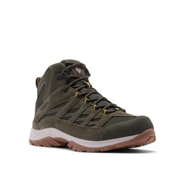Imagem de Columbia Tênis masculino Crestwood Mid impermeável para caminhada, Deep Olive Stinger, 39