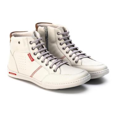 Imagem de Sapatênis Masculino Cano Alto Ranster Comfort em Couro Legítimo com Palmilha em Gel-Masculino