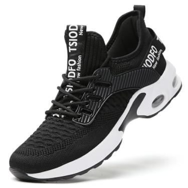 Imagem de Ezkrwxn Tênis feminino de caminhada e corrida, 668 Preto, 38