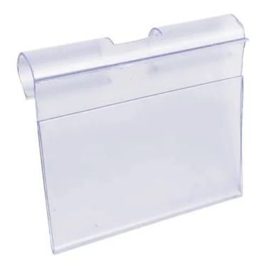 Imagem de Etiqueta Porta Preço em PVC Cristal transparente  200 Peças  55 x 50 m