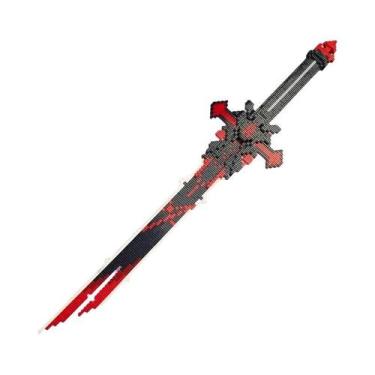 Imagem de Brinquedo De Blocos De Montar De Espada Samurai E Faca Ninja Para Cria