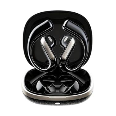 Imagem de Fones de ouvido de tradução, em tempo real, alimentados por IA, 164+ idiomas, tradutor 3 em 1 para viagens, negócios e estudos, cancelamento de ruído sem fio, design portátil (preto)