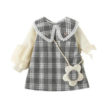 Imagem de Vestido De Primavera Para Bebê Menina 0-2 Anos Com Bordado Floral Em O