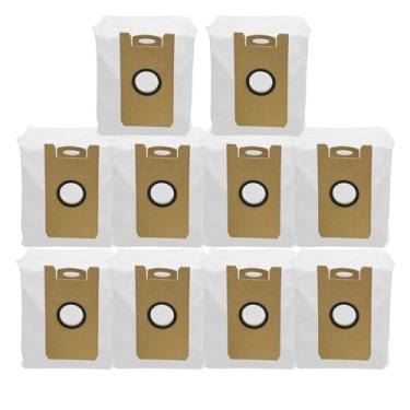 Imagem de Substituição de poeira Bgas para Ionvac SmartClean V4 robô autoesvaziamento acessórios para aspirador de pó, sacos de vácuo 10 peças