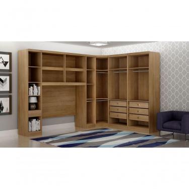 Imagem de Modulado Completo Casal 6 Portas 6 Gavetas - Linea-cumaru - Móveis Novo Horizonte