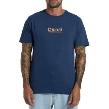 Imagem de Camiseta Hurley Barong Marinho-Masculino