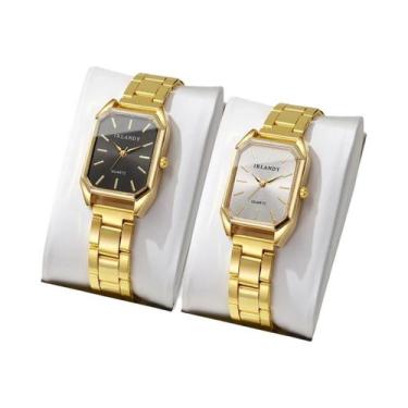 Imagem de Relógio De Pulso Feminino De Moda Com Mostrador Retangular, Quartzo, P