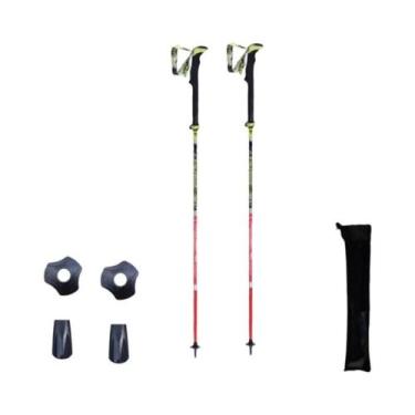 Imagem de Bastões De Trekking Em Fibra De Carbono Ultraleves Com Trava Rápida 11