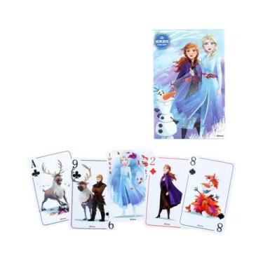 Imagem de Jogo De Cartas Disney Frozen Princesa Elsa Mickey Minnie Texas Hold'em