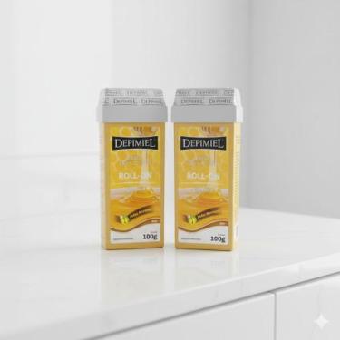 Imagem de Kit Cera Depilatória Depimiel Rollon Clássica 100g cada, 02 Unidades