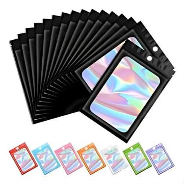 Imagem de Saco Zip Lock Poolsy 10cmx15cm Frente Colorida e Fundo Preto com 100 U