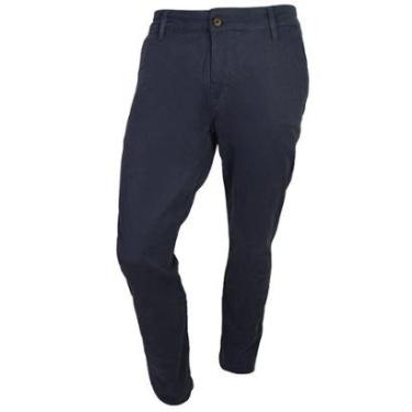 Imagem de Calça Sarja Masculina Lado Avesso Marcello Slim Cinza - LH106-Masculino