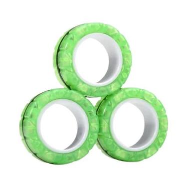 Imagem de Conjunto De Anéis Magnéticos Fidget Spinner Para Adultos E Crianças, B