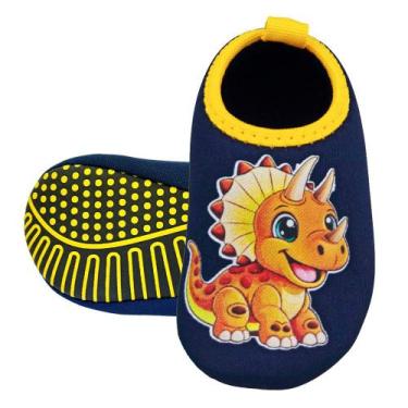 Imagem de Meia Menino Infantil Antiderrapante Dinossauro S-125 - Magicc Kids, 23