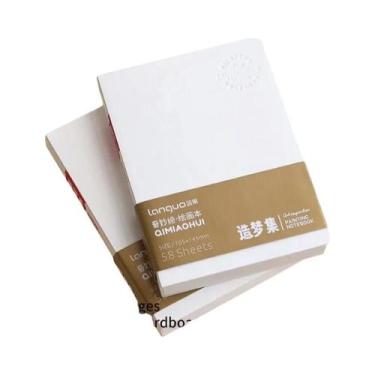 Imagem de Caderno De Desenho Portátil Mini 200GSM Para Aquarela, Caneta Marcador