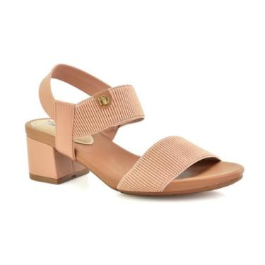 Imagem de Modare Sandália Canelado Nude Elegância e Conforto -, Nude, Camel, 36