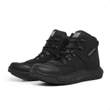 Imagem de Bota Coturno Militar Extra Leve Acero One Mid Preto Cano Curto - Acero