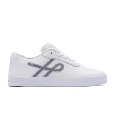 Imagem de Tênis ÖUS Emergente Essencial - Branco/Cinza Escuro/Silver (350007.58)-Unissex