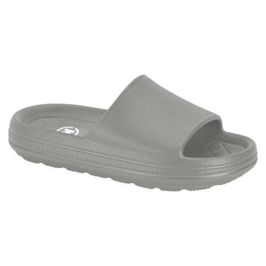 Imagem de Chinelo Infantil Slide Nuvem Molekinho Masculino, 35/36, Chumbo