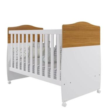 Imagem de Berço Americano Mini Cama Permóbili Conforto MDF com Rodízios - - Perm