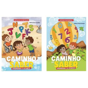 Imagem de Kit 2 cartilhas caminho do saber - aprendendo o alfabeto + aprendendo 
