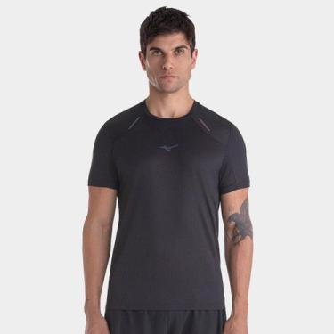 Imagem de Camiseta Mizuno High 3 Masculina, Preto, G