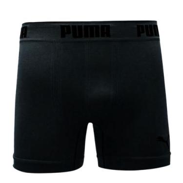 Imagem de Cueca Boxer Sem Costura Puma Alta Elasticidade, Chumbo, g