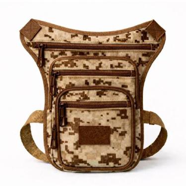 Imagem de Pochete de Perna Tática  Compartimentos Inteligentes para Motociclista