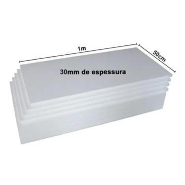 Imagem de 18 Placas De Isopor 30mm ( 3cm ) Forro Térmico Acústico Anti-Chamas - 