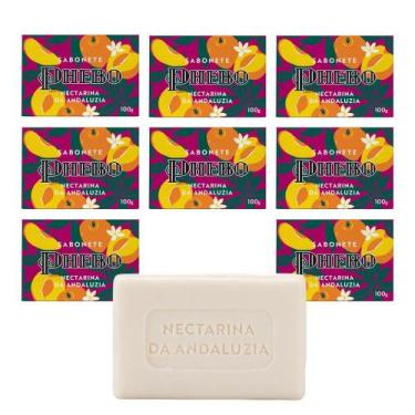 Imagem de Kit 8 Sabonete Phebo Granado Nectarina da Andaluzia Glicerina Vegetal 