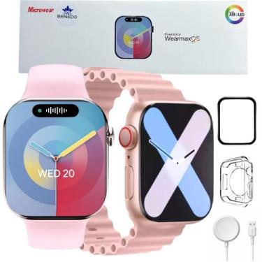 Imagem de Microwear Smart Watch W99 Series 10 Ultra 45mm Nfc Com Pulseira Premiu
