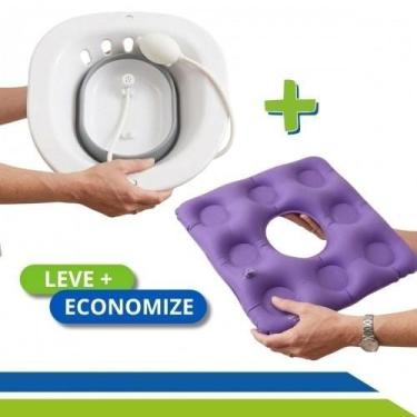 Imagem de Kit Cuidados Hemorroida - Bacia Bidê Portátil para Banho de Assento Re