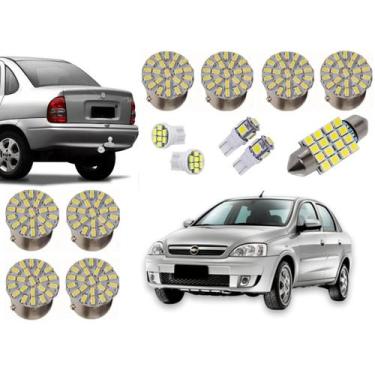 Imagem de Lâmpadas led corsa hatch todos + teto e porta malas - VELOX TIGER CINO