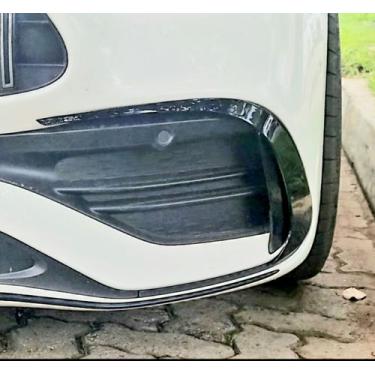 Imagem de Moldura Aplique Parachoque Mercedes C200 C300 W206 Black Piano - Lmalc