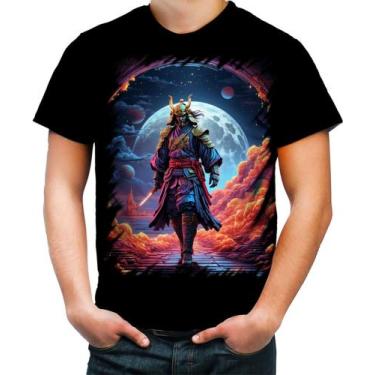 Imagem de Camiseta Colorida Samurai Ronin Sunset Sem Mestre 4 - Kasubeck Store®,